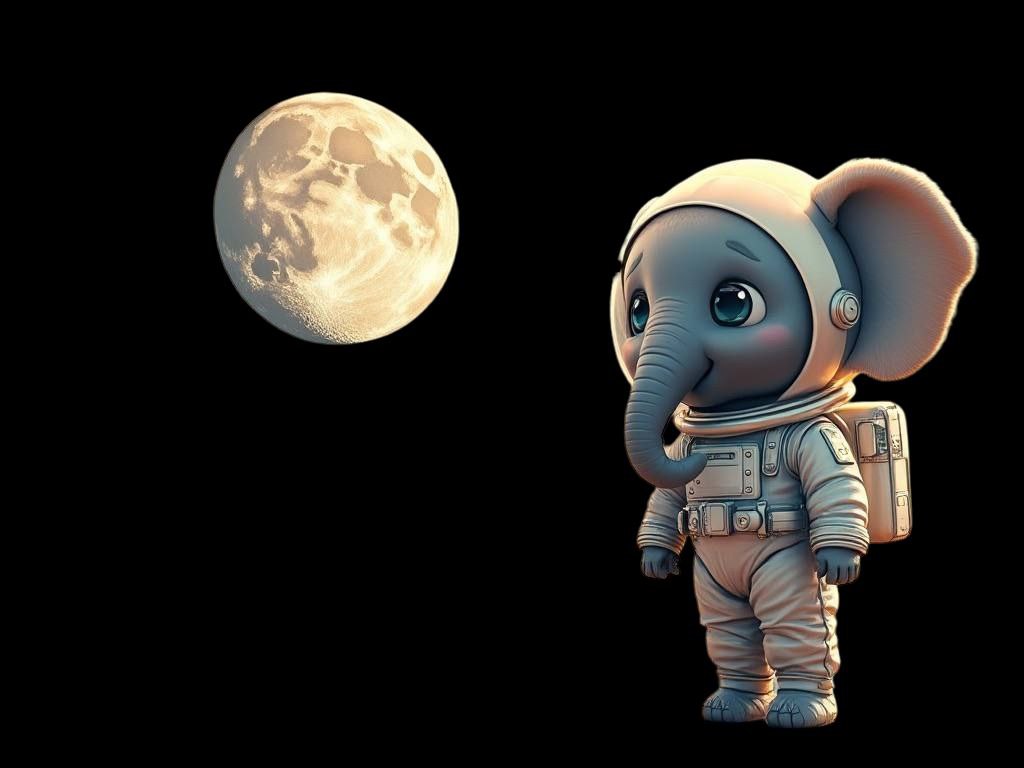 Astronaut Elephant